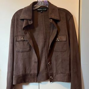 Kendall & Kylie Soft Suede Jacket